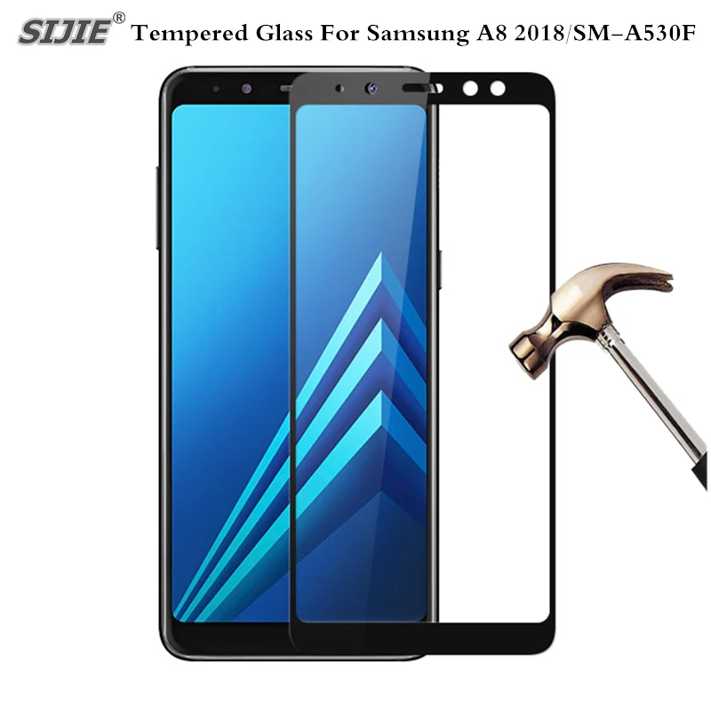 Закаленное стекло для Samsung Galaxy A8 2018 A530F-DS мобильный телефон 5 6 &quot4 Гб ОЗУ 64 ПЗУ