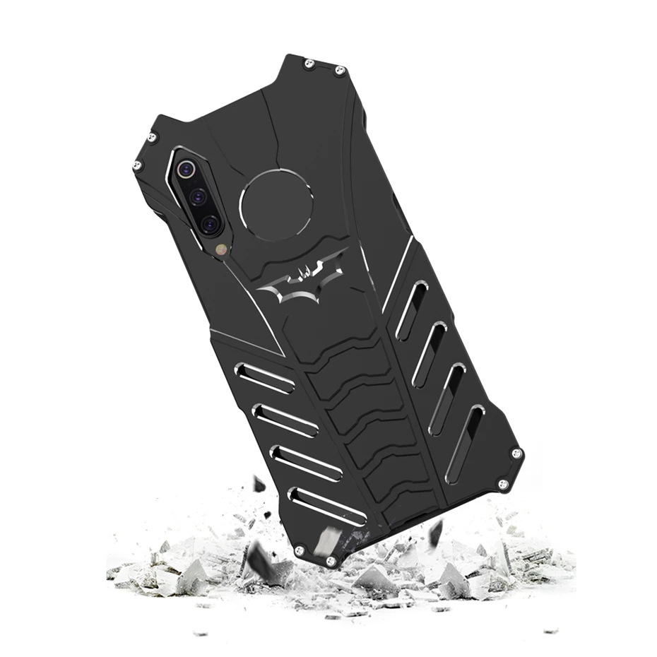 R JUST для Xiaomi Mi9 чехол Алюминиевый металлический бампер рамка Mi 9 Kickstand Броня