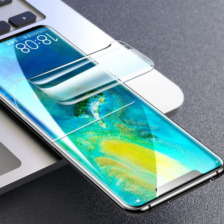 Для Huawei Nova 4 P20 Mate 20 Pro Lite Honor 10 8X P Smart Plus Мягкая силиконовая защитная пленка для