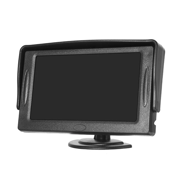 4,3 дюймов цифровой монитор HD TFT ЖК-дисплей Цвет Экран для контроля заднего хода Камера 12V умный дом безопасности