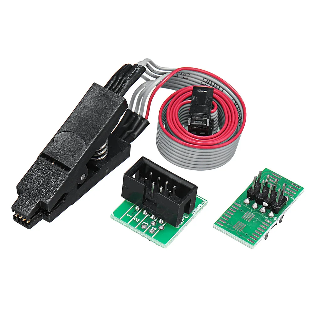 Горячая Распродажа EEPROM BIOS USB программатор CH341A SOIC8 Clip 1 8 В адаптер адаптер|Модули