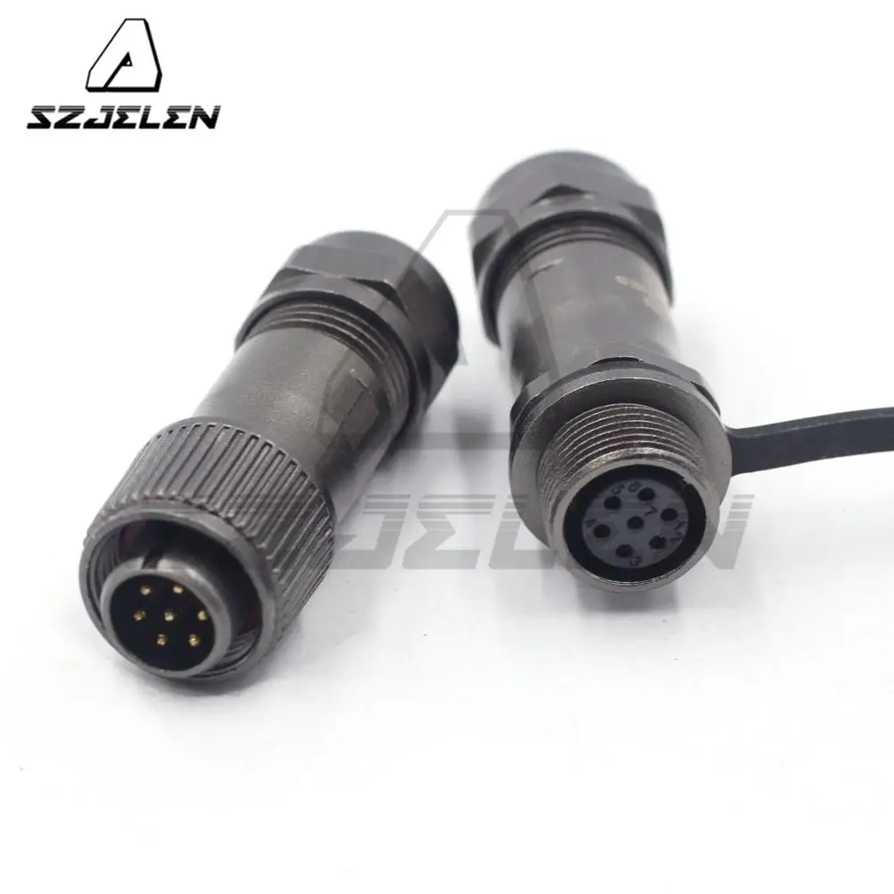 WEIPU ST12 series 7pin Waterproof Connector Plug and Socket IP67 LED Power Industrial Automotive | Обустройство дома