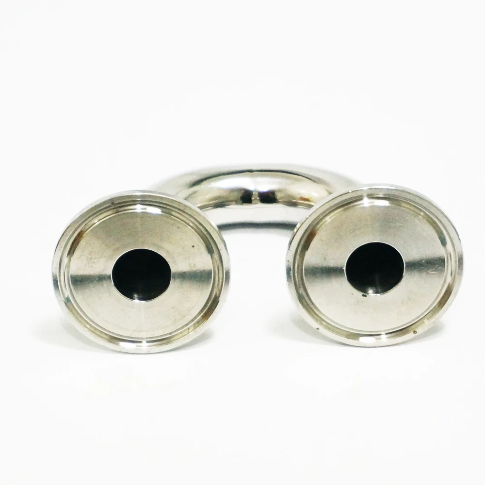 Фото OD57-63mm Tri Clamp 77 5 мм 304 нержавеющая сталь санитарно 180 градусов u-тип штуцера OD57-63mm Tri Clamp 77 5 мм 304 нержавеющая сталь санитарно 180 градусов u-тип штуцера