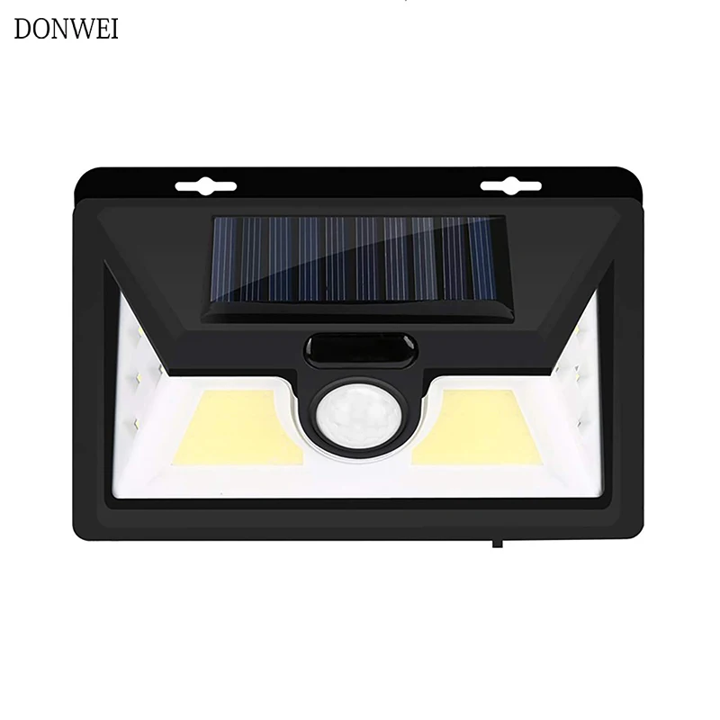 

COB+LED Garden Solar Lights Waterproof Outdoor Solar Lamp Wide Angle Solar Motion Sensor For Pathway Garage Security Wall Lamp