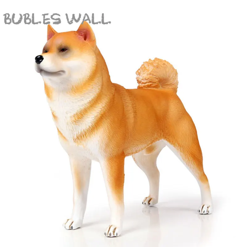 Японская модель животного Bubles Wall экшн фигурка большой собаки имитация Сиба ину