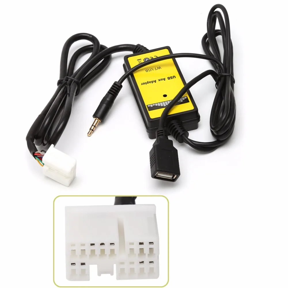 Автомобильный MP3 аудио USB интерфейс SD AUX кабель для передачи данных адаптер смены