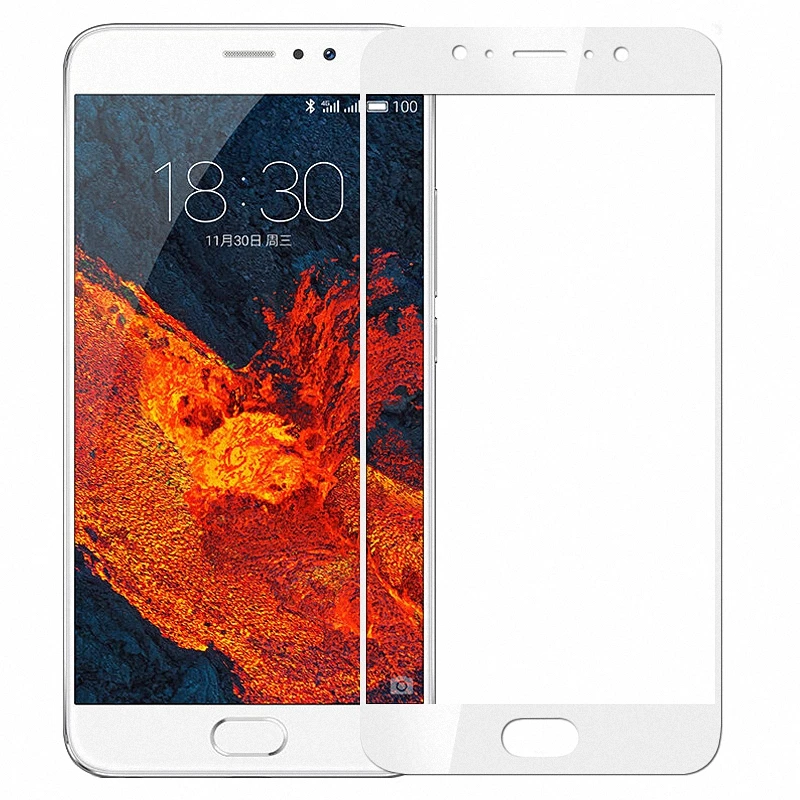 Для Meizu Pro 6 Plus полное покрытие закаленное стекло Защита для экрана Pro6 стеклянный