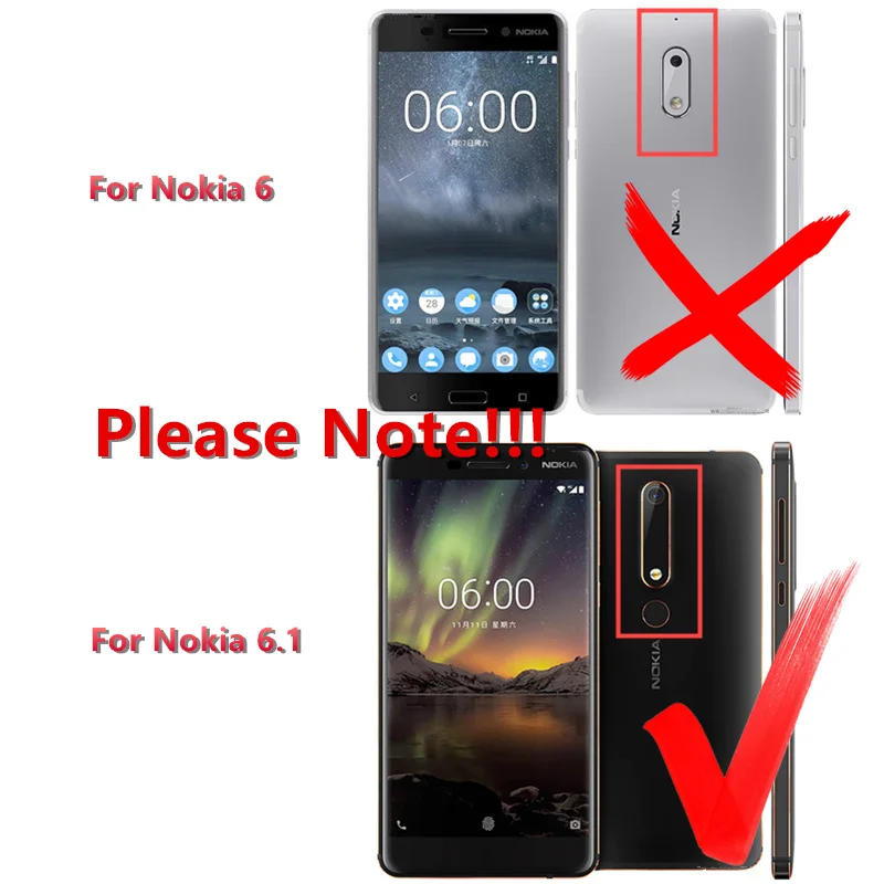 Protector de pantalla para Nokia 6,1, vidrio templado para Nokia 6,1 (2018), pel&iacute;cula de vidrio TA-1068 TA-1050 TA-1043 TA-1016 TA-1045 5,5 ", 2 uds.-2