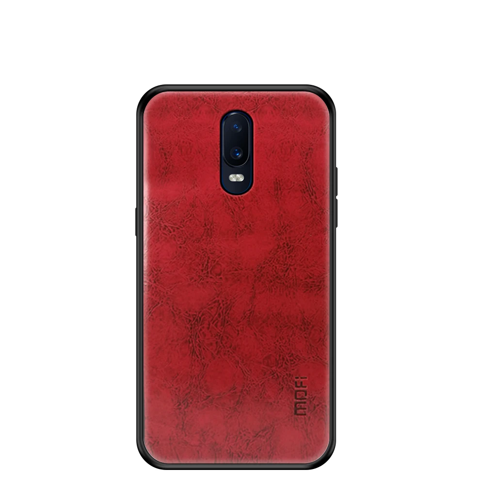 MOFi PU Leather + TPU PC Case for OnePlus 6T Cover Phone Cases Full Protection Back One Plus Oneplus6 T Coque |