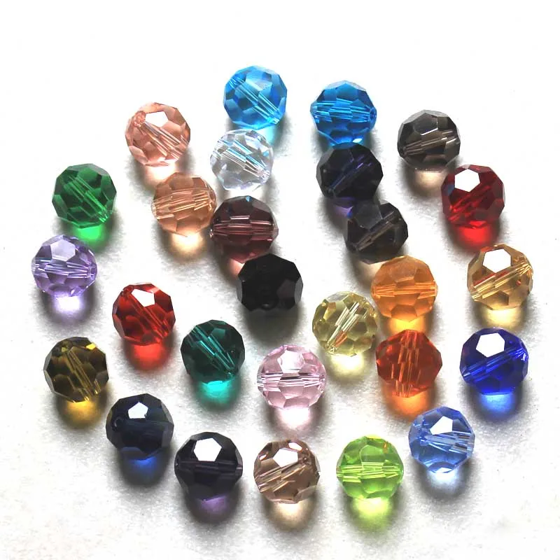 100 шт. бусины из австрийского хрусталя 10 мм|beads loose|crystal glass beadsround beads |