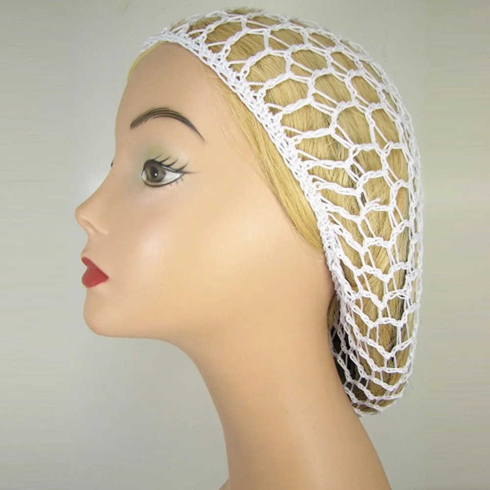 PINKSEE популярный модный эластичный сетчатый чехол для волос Snood Bun балет танцев