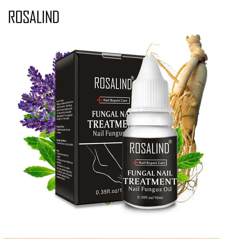 ROSALIND Nail Fungus Oil 1PCS Repair To Nails Polish Fix Problems Nutrient Solution For Increasing Gloss | Красота и здоровье