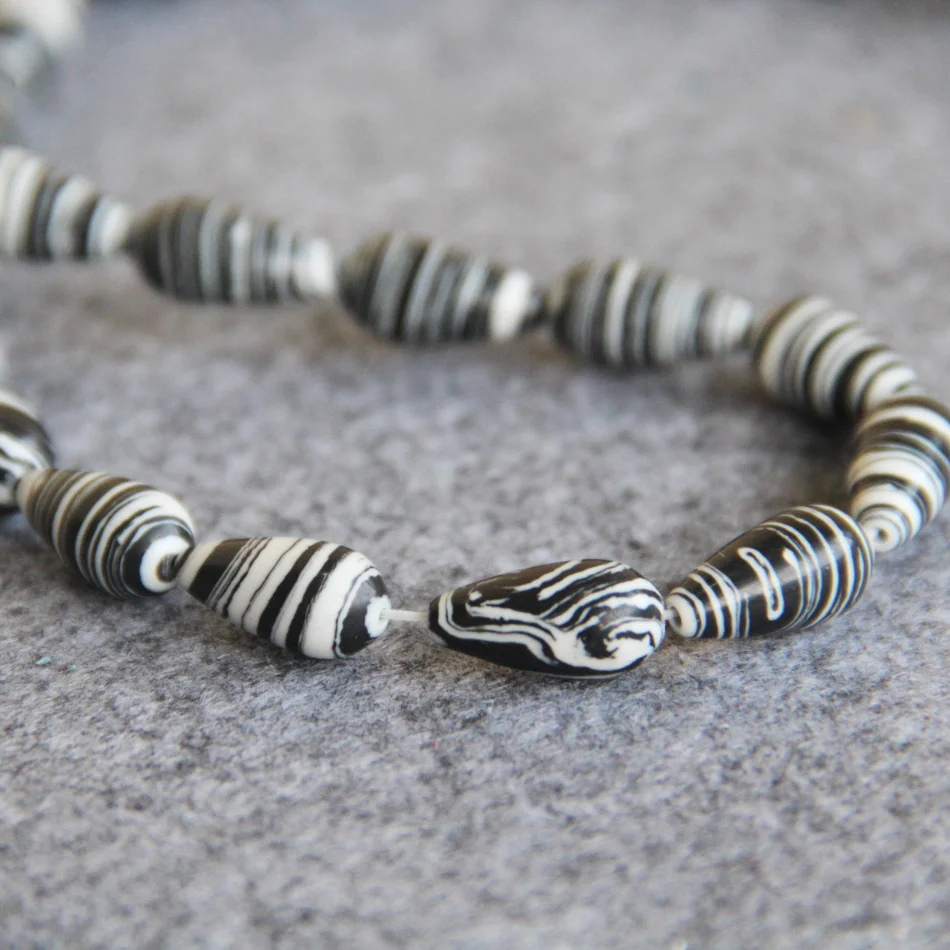 Модный аксессуар с полосками зебры 6*16 мм для самостоятельного изготовления