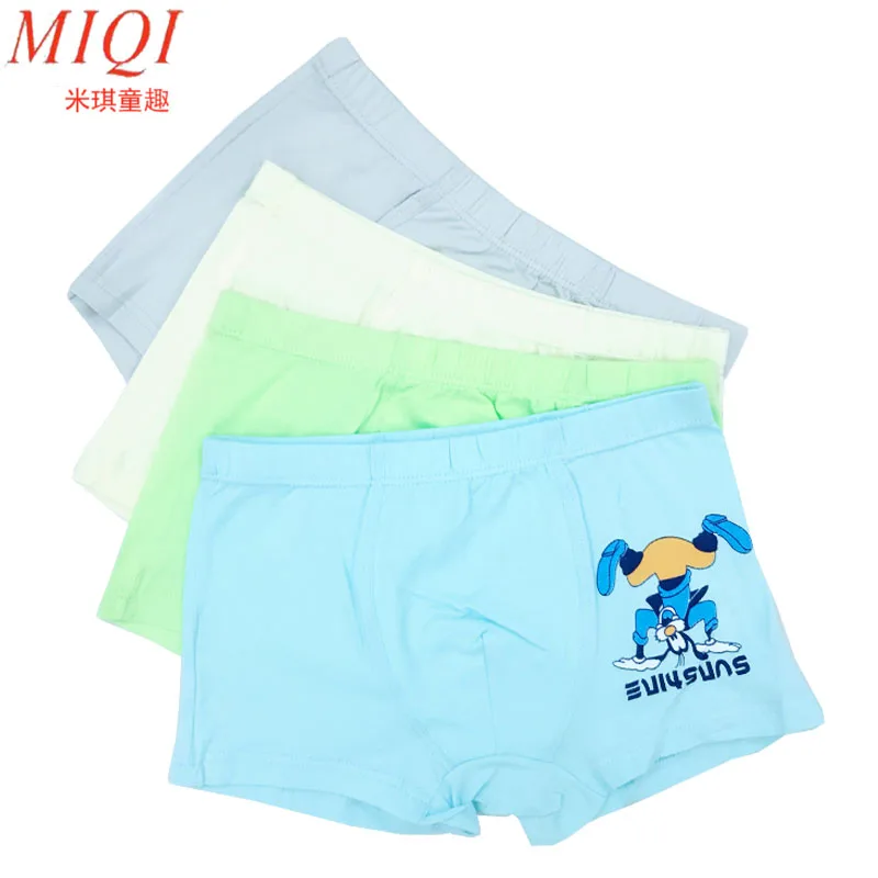 8Pcs/Lot Cartoon Boy Panties Children Underwear Kids Briefs Boxer Cotton Breathable Underpants 4-1Years For Clothes |
