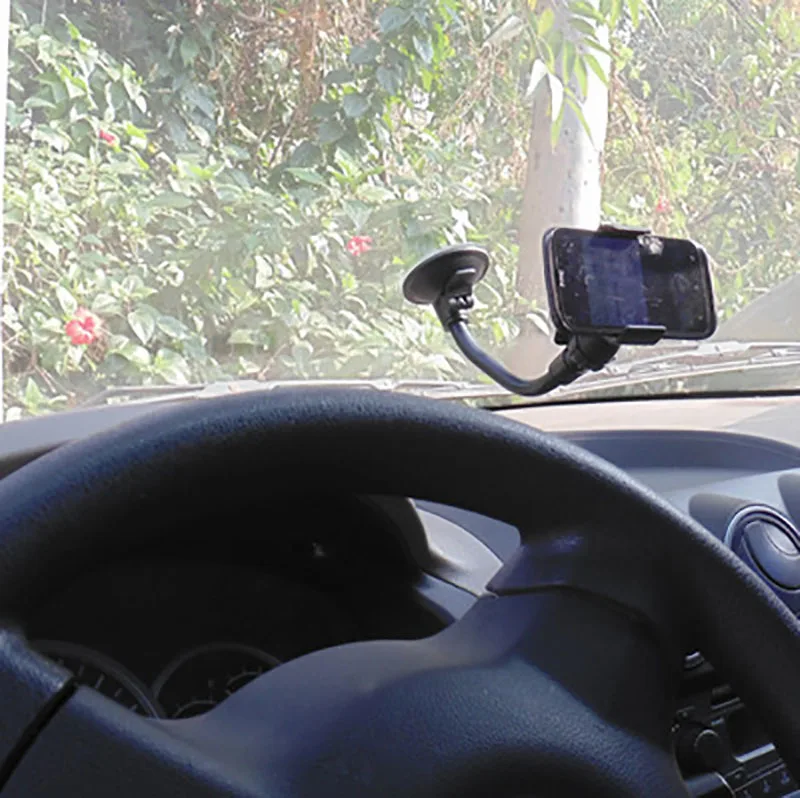 Biety Car Mini Mobile Phone Holder 360 Degrees Rotary Navigation Clip ABS Black Accessories | Автомобили и мотоциклы