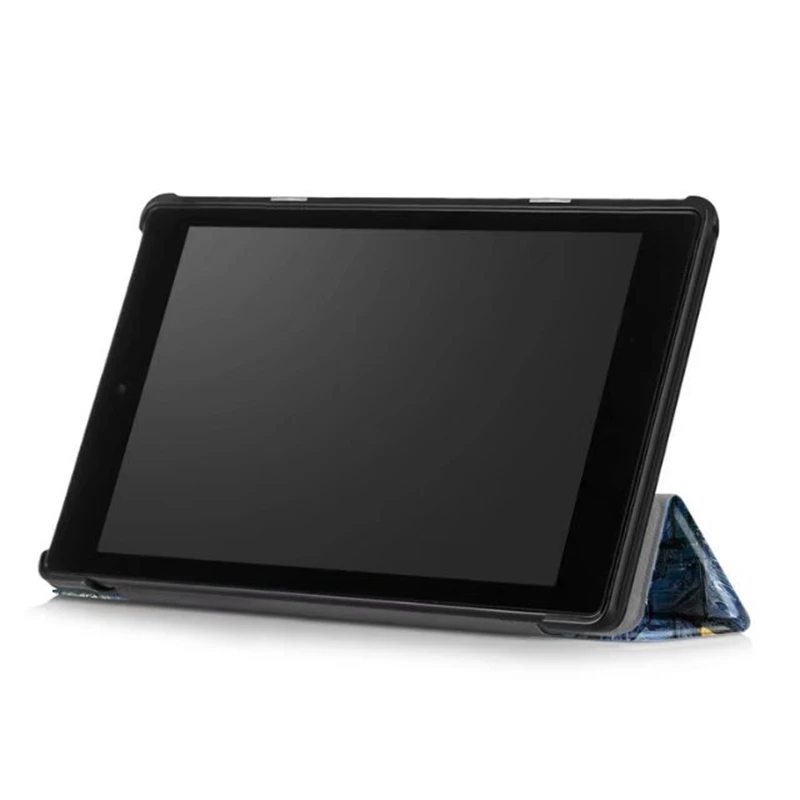 Тонкий умный кожаный чехол книжка для Amazon Kindle Fire HD 10 2019 1 дюймов HD10 2017 Чехол +