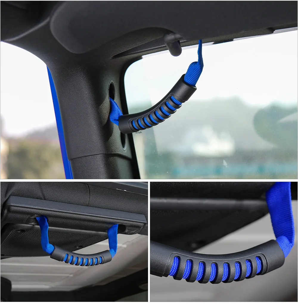 SHINEKA подлокотник поручни для Jeep Wrangler YJ TJ JK JL рукоятка Тяговая вкладка рулон крепление полоса боковой захват держатель 1993