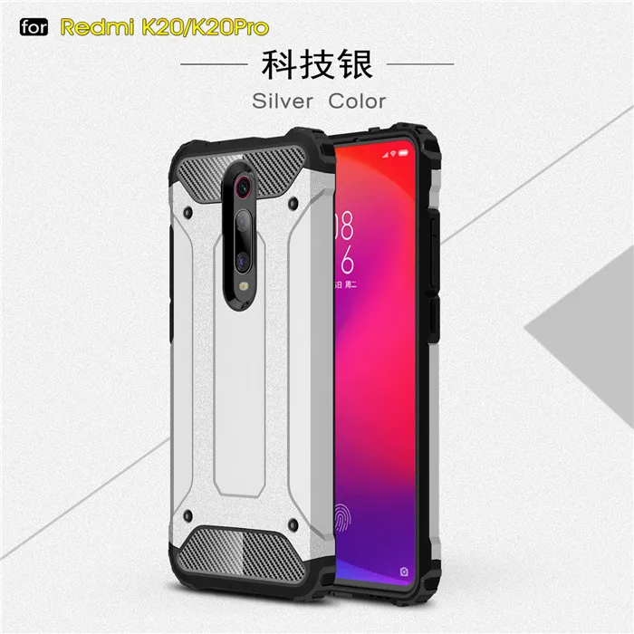 Для Xiao mi Red mi K20 Pro Чехол сверхпрочный ударопрочный Жесткий PC+ TPU Прочный двухслойный защитный чехол для Xiaomi mi 9T mi 9T задняя крышка