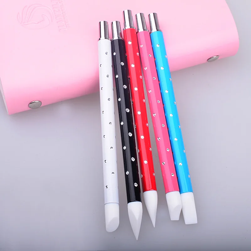 Новый 5 шт./компл. дизайн ногтей тиснение печать резьбы Полировка Кисть ручка