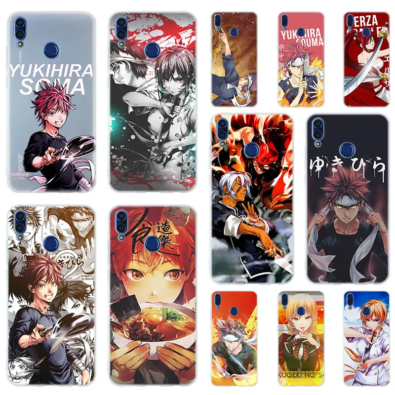 Чехол с японским аниме Shokugeki no Soma для Huawei Honor 30 20 10 9 Lite 30pro 20pro 30s 10i 9a 8a чехлы