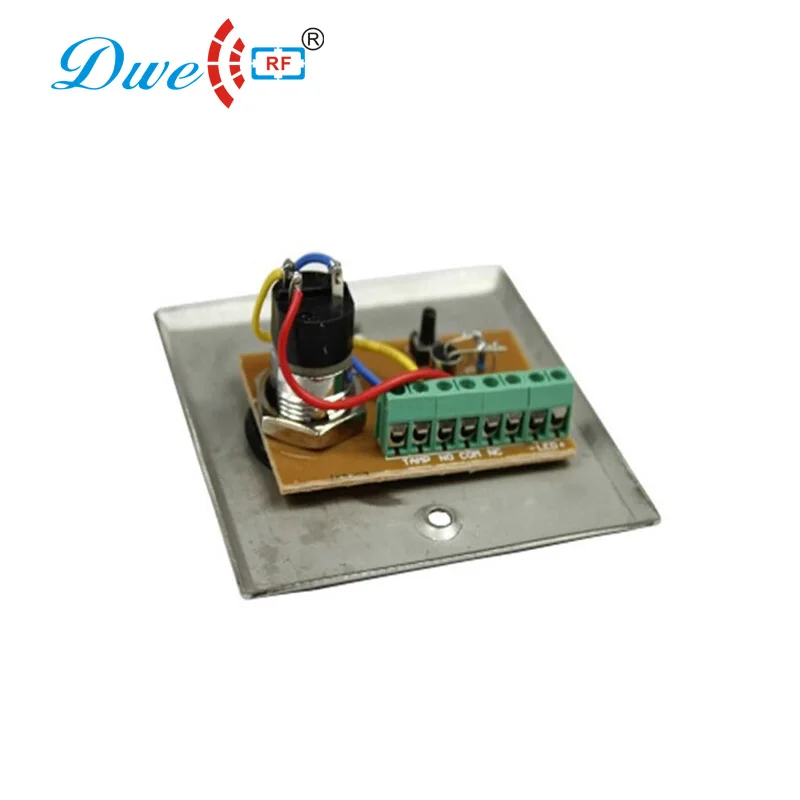 DWE CC RF набор контроля доступа из нержавеющей стали аварийное разблокирование дверей кнопка с переключателем ключа с светодиодный световой индикатор