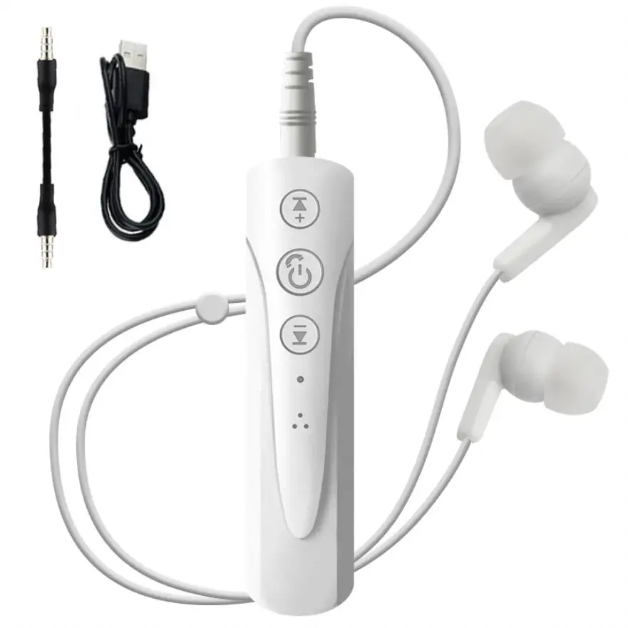 White-White Earphone Вы первый Bluetooth наушники беспроводные наушники Адаптер гарнитура Bluetooth Спорт с проводными наушниками для телефона iPhone Xiaomi - Цвет: White-White Earphone