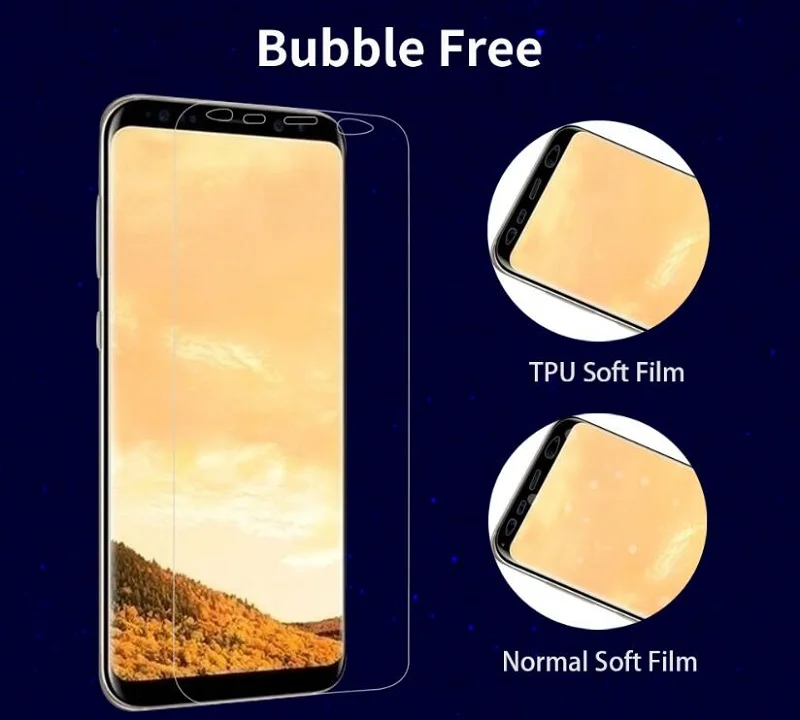 Защитная пленка для Samsung Galaxy S10 Plus Lite полностью покрывающая защитная из ТПУ и нано