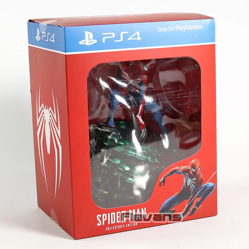 Marvel Человек-паук PS4 коллекционеры издание статуя ПВХ фигурка Коллекционная модель игрушки