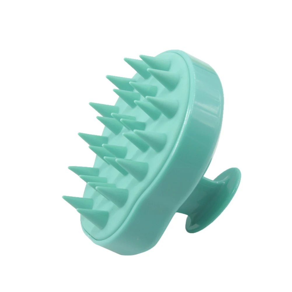 Мини ручной силиконовый шампунь для кожи головы Массажная щетка мытья волос