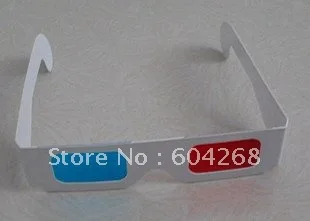 

Бесплатная доставка 200 шт./лот бумажные 3d очки, белые бумажные 3d очки