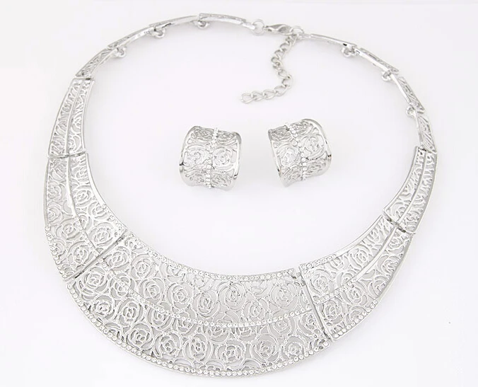 Женский комплект украшений MINHIN набор с золотым и серебряным покрытием |