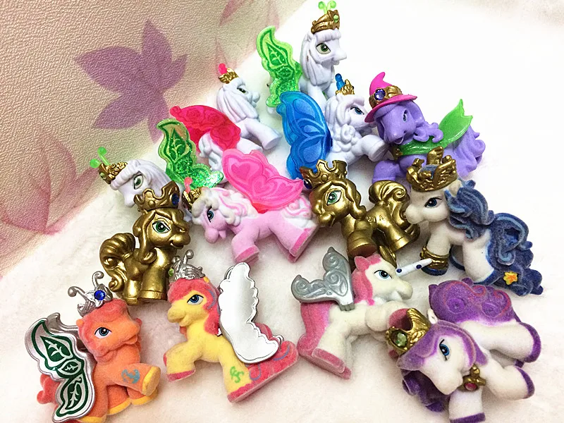 Оптовая продажа 5 см маленькая лошадка Simba Filly Волшебная бабочка звёзды единороги
