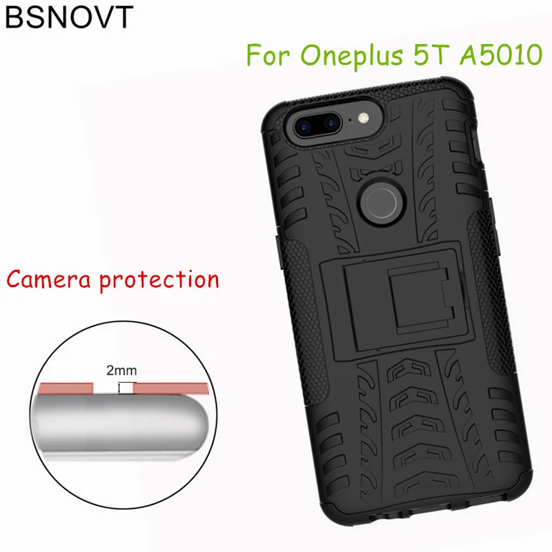 BSNOVT для Oneplus 5T чехол Чехол Мягкий силикон + Гибридный Пластиковый 5t A5010 с