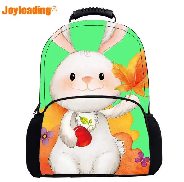 Joyloading Стильный 3D милый красочный мультяшный кролик животные Детский рюкзак