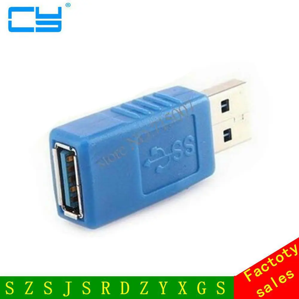 

Robotsky Fast Speed USB3.0 Type A Male to Female Connector Plug Adapter USB 3.0 Converter for Laptop U Disk USB Flash Drive