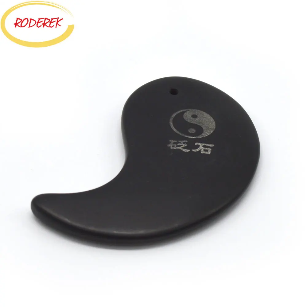 Бийский камень Guasha доска натуральный Gua Sha инструмент баланс Yinyang китайская