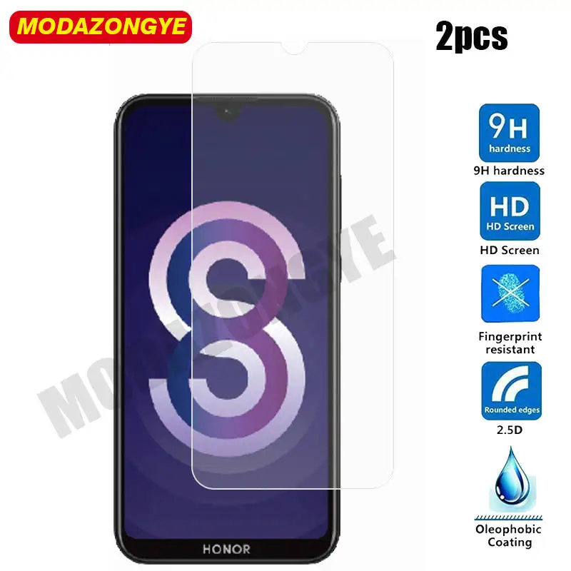 Закаленное стекло для Honor 8 S 2 шт. защитная пленка экрана Huawei KSE LX9 Honor8S закаленное 5