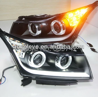 

2009-2013 Year For Cruze LED Angel Eyes Strip Head Light LED FY