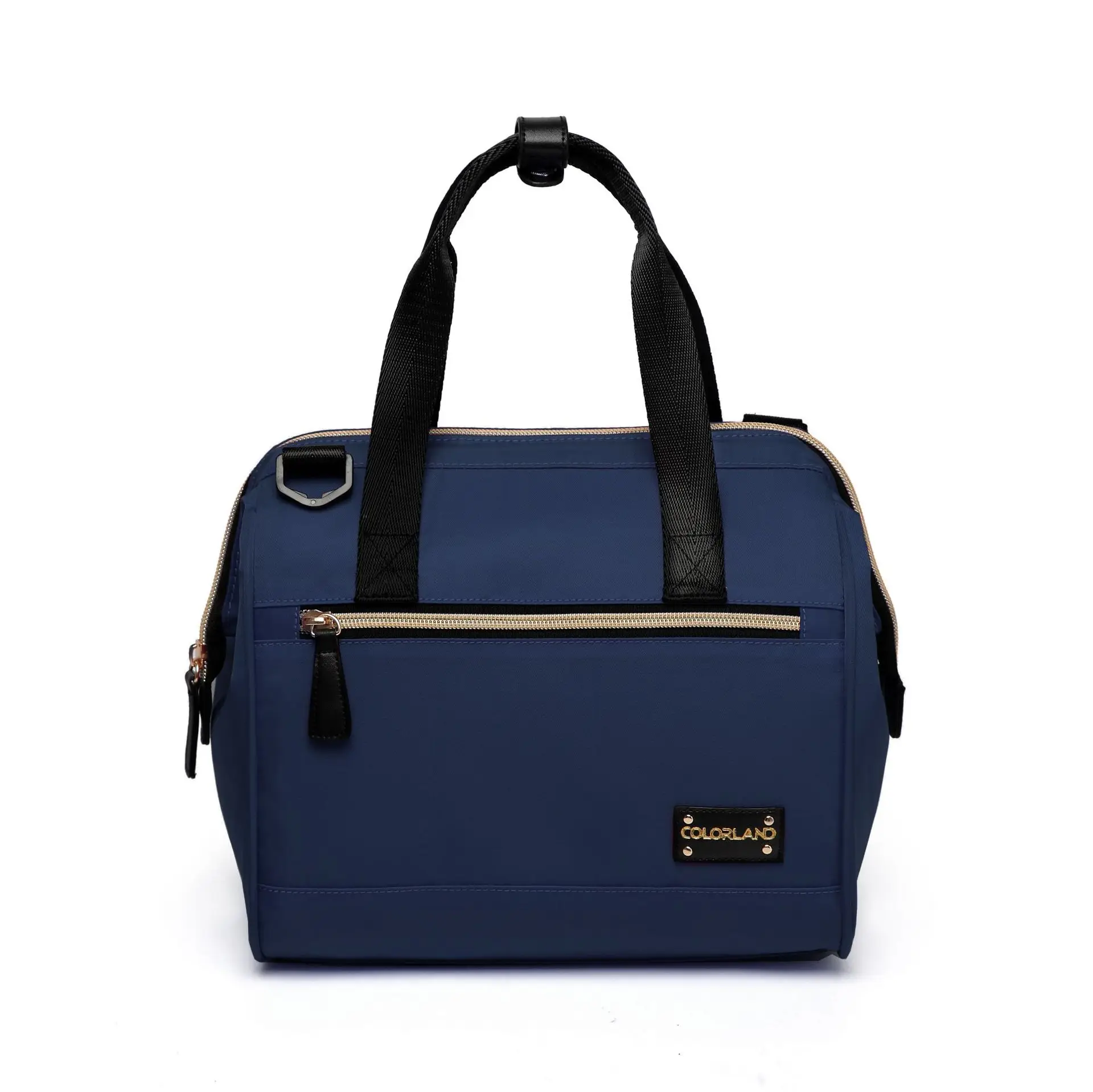 NAVY Colorland Пеленки сумки Tote для мамы детские сумки изоляционная сумка с внутренним покрытием из алюминиевой фольги подогреватель детского питания Термос ланч бокс термо-мешок - Цвет: NAVY