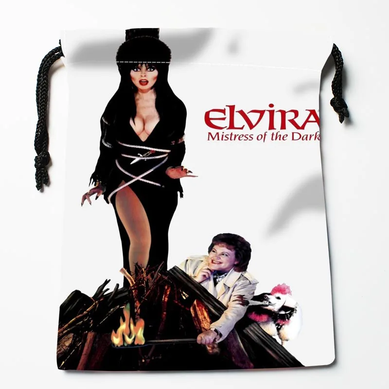 Цвет: желтый Лучший Elvira Mistress Сумки на шнуровке на заказ для хранения печатных получать степень сжатия сумки Размеры 18X22 см сумки для хранения - Цвет: Цвет: желтый