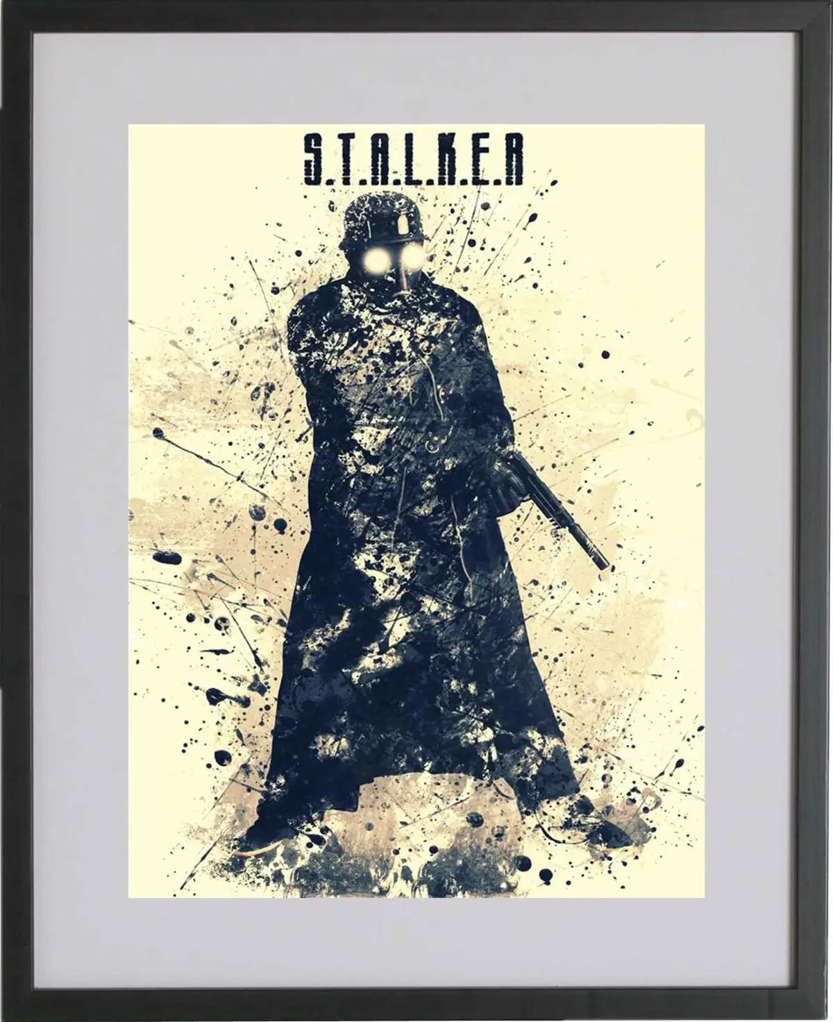 Stalker рисунок игра хлопок стены Искусство Холст живопись плакат печать картины для гостиной украшения дома Масляные картины декор - Цвет: 2