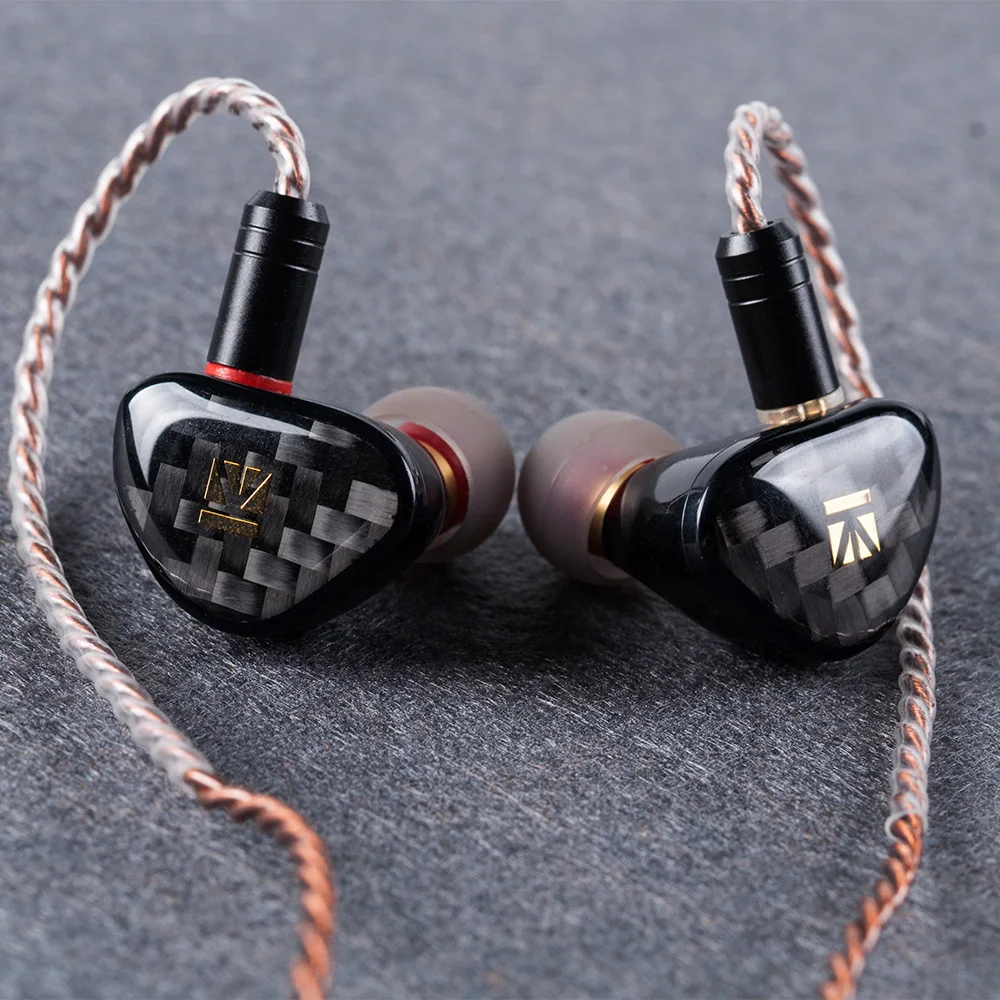 Наушники FDBRO In Ear с динамическим драйвером Hifi покрытием из углеродного волокна