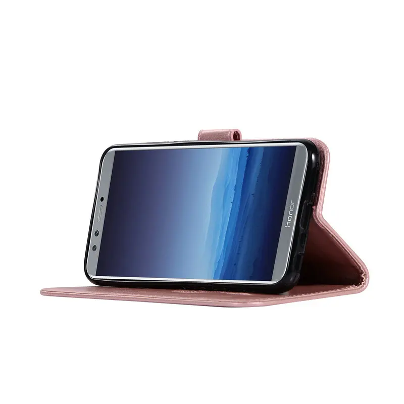 Кожаный флип-кейс для huawei Honor 9 Lite чехол huawei Honor 5C 6C 6X 7X V9 V10 чехол для телефона Funda huawei Honor 9 Honor9 чехлы