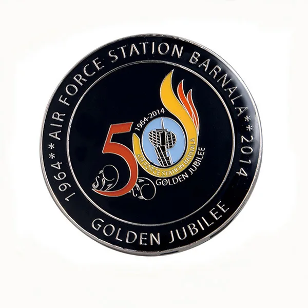 

Metal Souvenir Challenge Coin with Diamond Edge