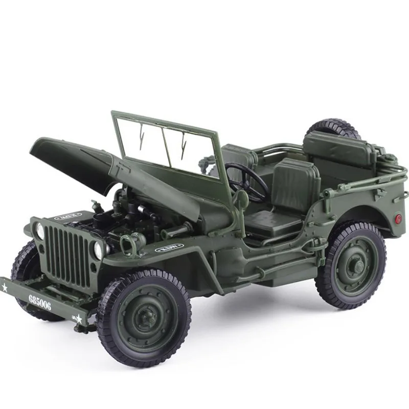1:18 литые модели автомобилей игрушки для автомобиля из сплава мобильный военный