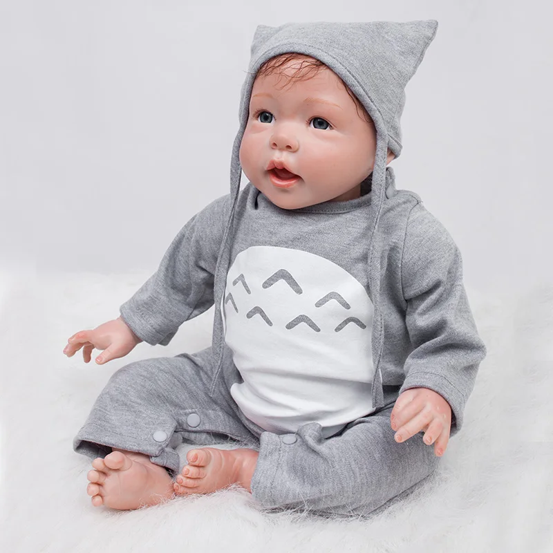 OtardDolls 22 дюймов Reborn Baby Doll Мягкий силиконовый винил реалистичные куклы-реборн маленьких Реалистичная кукла, подарок на день рождение для мальчиков и девочек игрушка