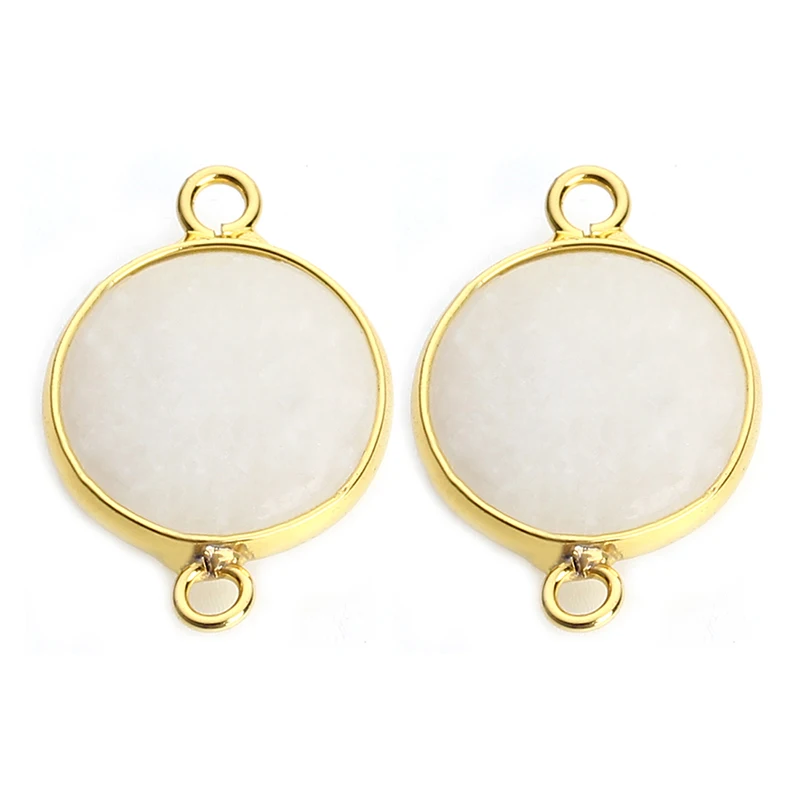 2 шт./лот 16 5*22 мм соединитель для браслета из бисера натурального Друза 9 цветов