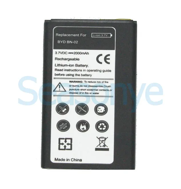 3 шт./лот 2000 мА/ч BYD BN 02 / 02/BN02 запасная батарея для Nokia XL 4G RM 1061 1030 1042 + номер
