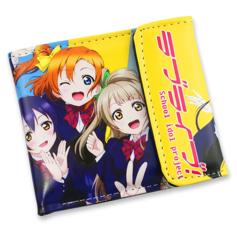 Аниме LoveLive PU короткий кошелек Kousaka Honoka Minami kotory Sonoda Umi Ayase Eli тип A|type dogs|type chrometypes of watch