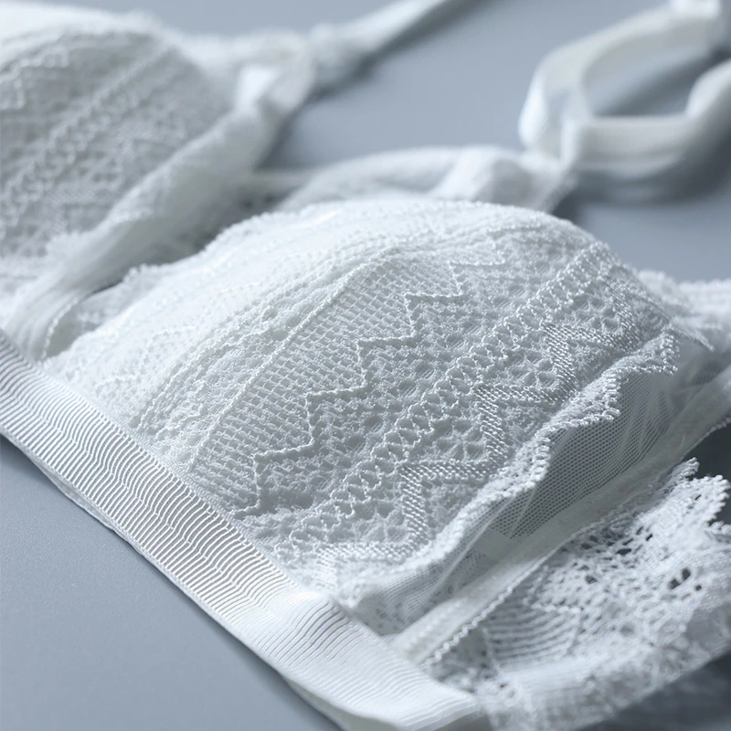 Miss Double lace bralet женский Bralette нижнее белье беспроводное тонкое Модные кружевные с